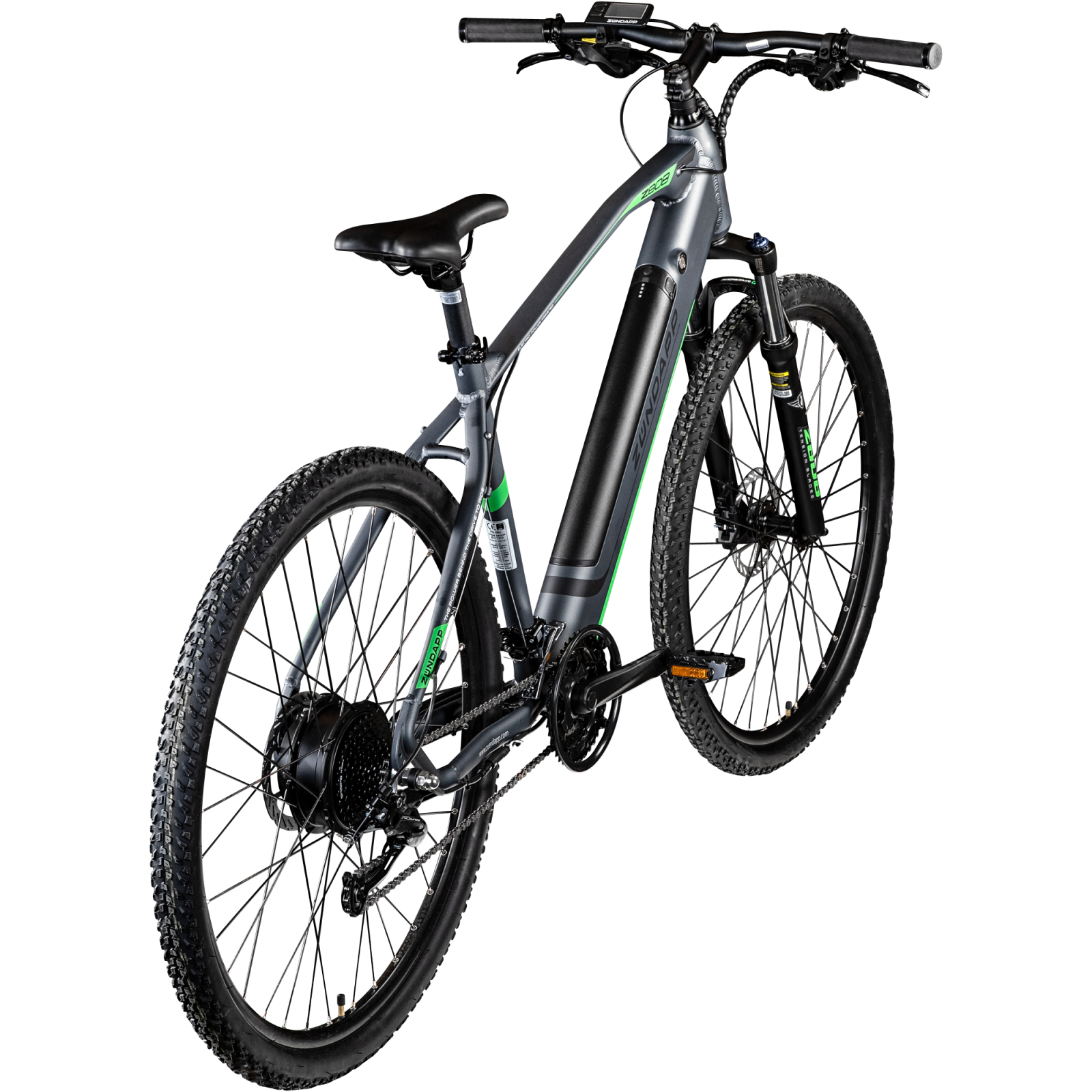 ZÜNDAPP E-Mountainbike Z808 650B - schwarz-grün - 29
