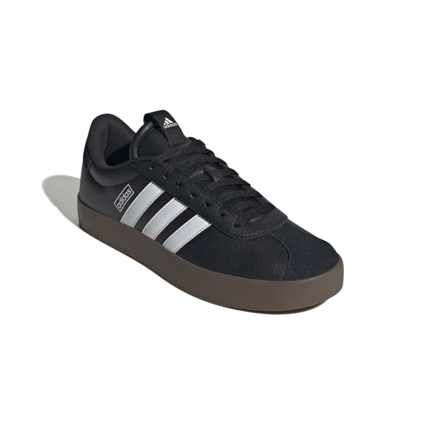 Adidas VL Court 3.0 Sneakers Zwart Wit Donkerbruin