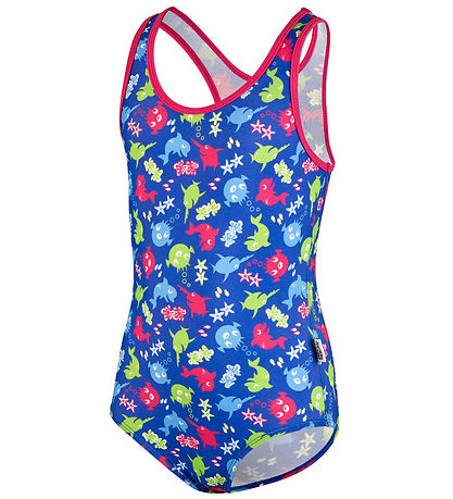BECO Badeanzug - Sealife - UV50+ - Blau/Mehrfarbig