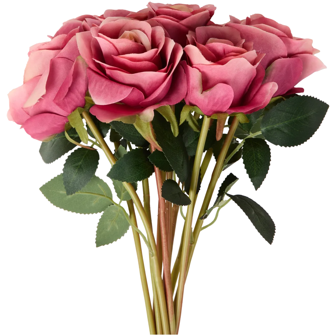 Bouquet de roses artificielles