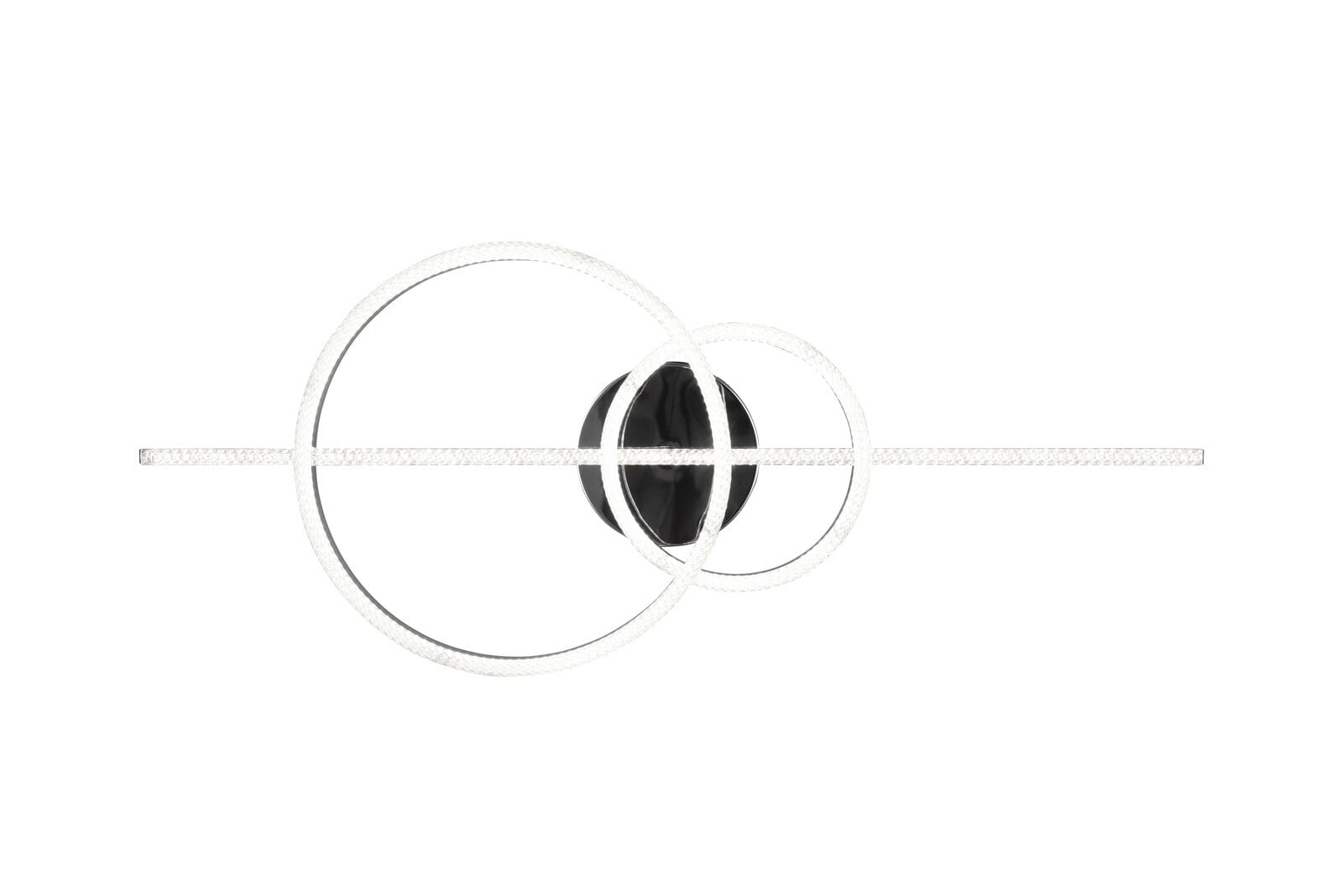 TRIO LED Deckenlampe MONTILLA 100 cm chromfarbig