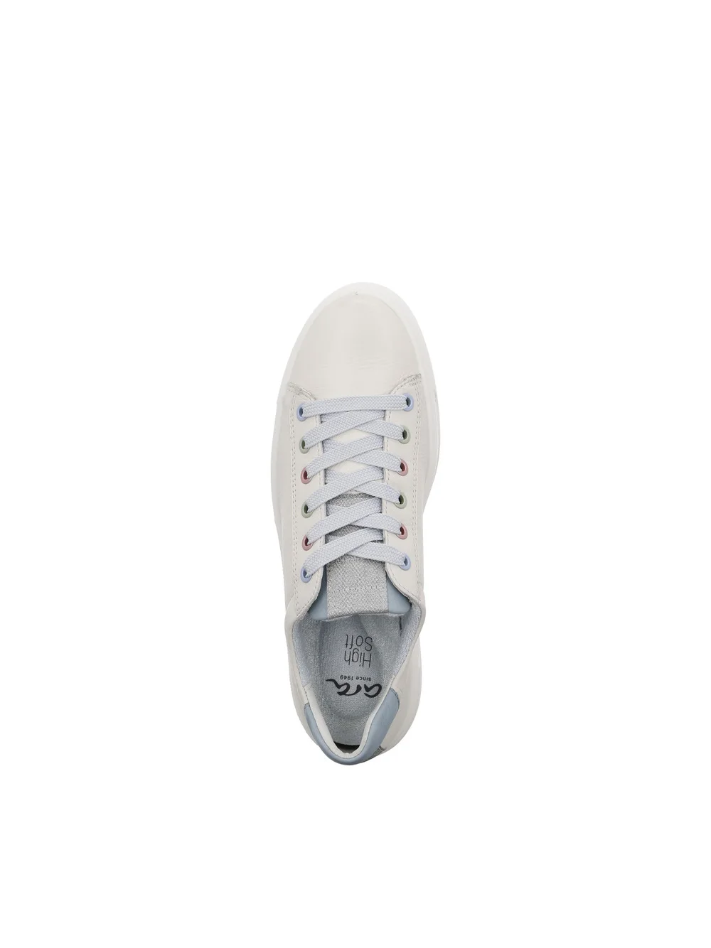 Sneaker Courtyard cream aqua