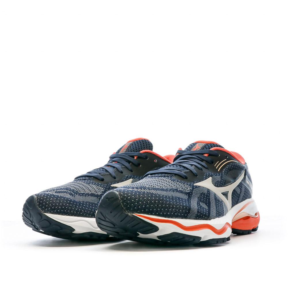 Mizuno Chaussures de Running Noir/Rouge Femme Mizuno Wave Ultima