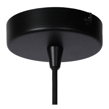 Lucide hanglamp Nolan zwart Ø24 cm