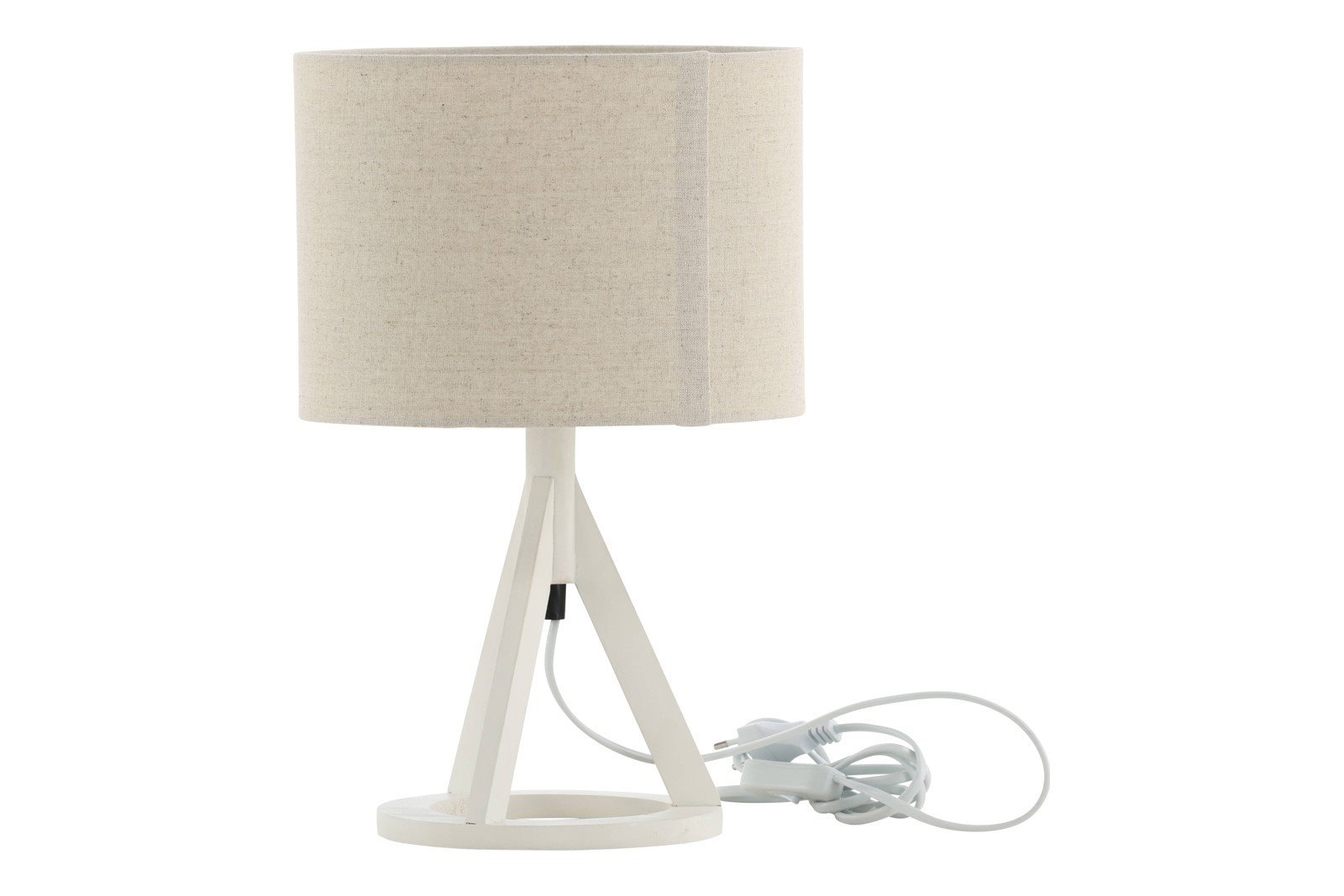 Kona bordlampe Hvit, linskjerm