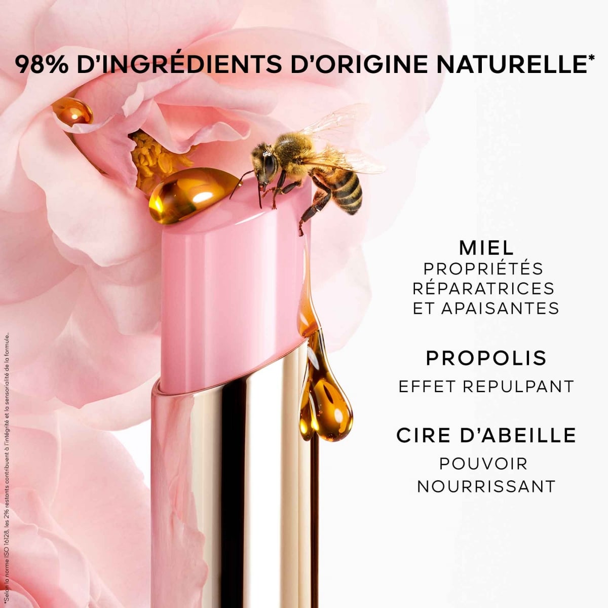 GUERLAIN KissKiss Bee Glow Baume teinté infusé en miel 98% d'origine naturelle