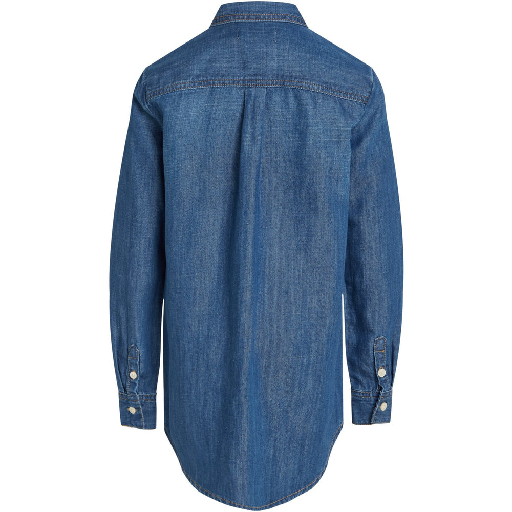 Køb Calvin Klein Mid Serenity Denim Lw Mid Serenity Skjorte