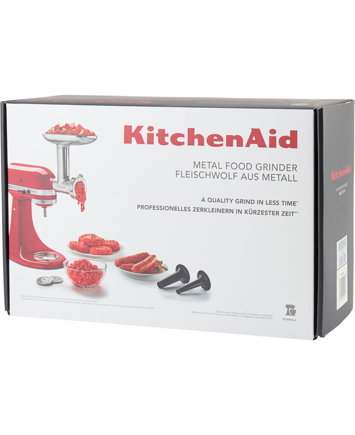 KitchenAid Kødhakker til standmixer stål Stål/sort