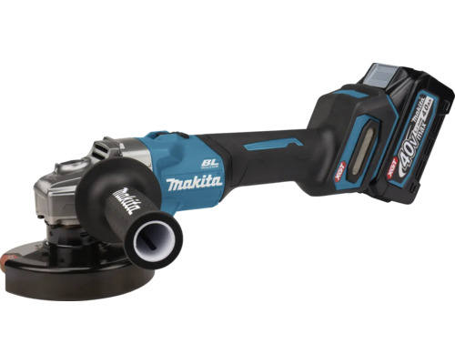 Makita XGT® GA008GM201 40V accu haakse slijper, inclusief 2 accu's (4,0 Ah), lader en MAKPAC maat 4