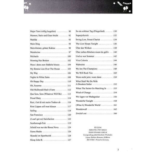 Schott Fetenbuch Gesang/Ukulele