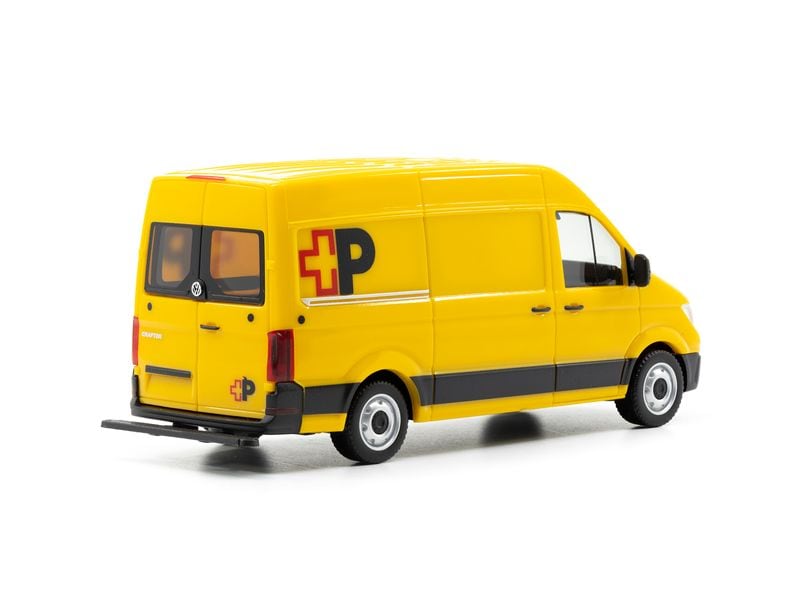 ACE Lieferwagen VW Crafter Post 1:87 Schweizer Post – Detailgetreuer Lieferwagen im Miniaturformat