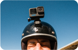 Gebogene + flache Klebehalterungen(3 gebogene + 3 flache GoPro Klebehalterungen)