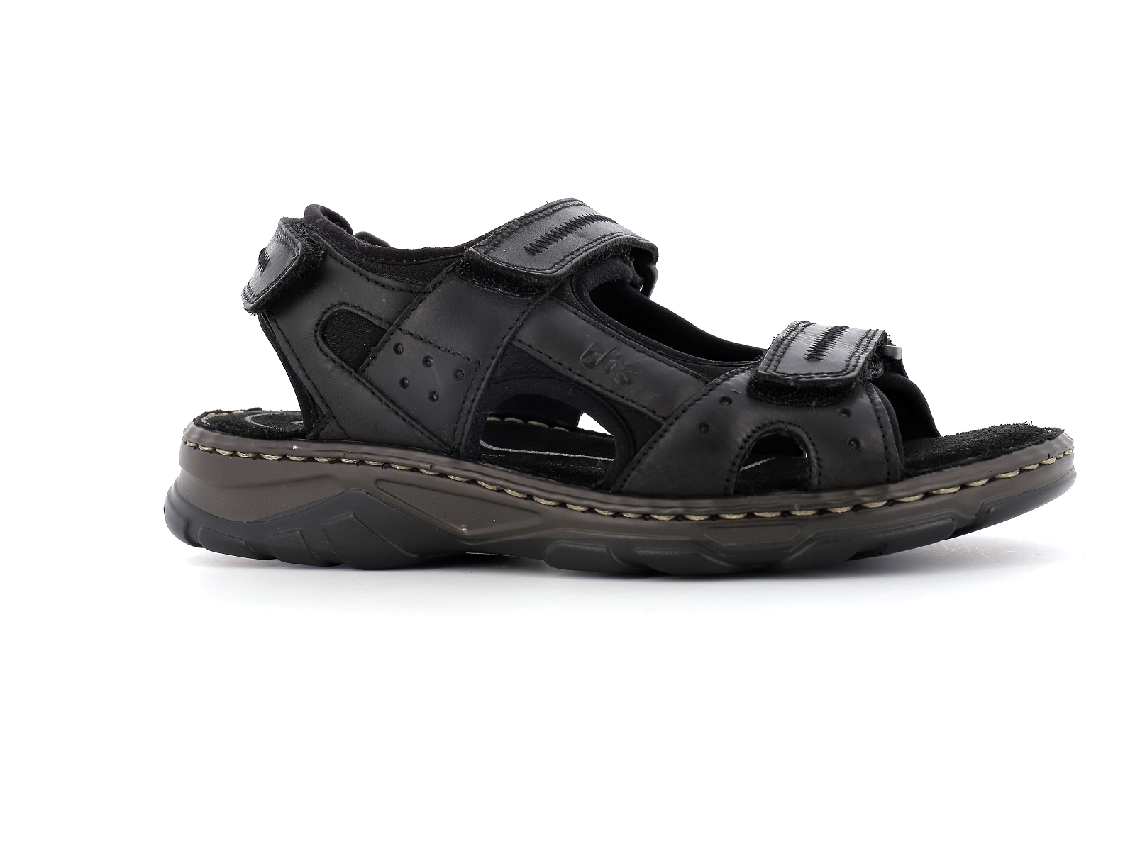Tbs-JOHALIN Cuir Noir