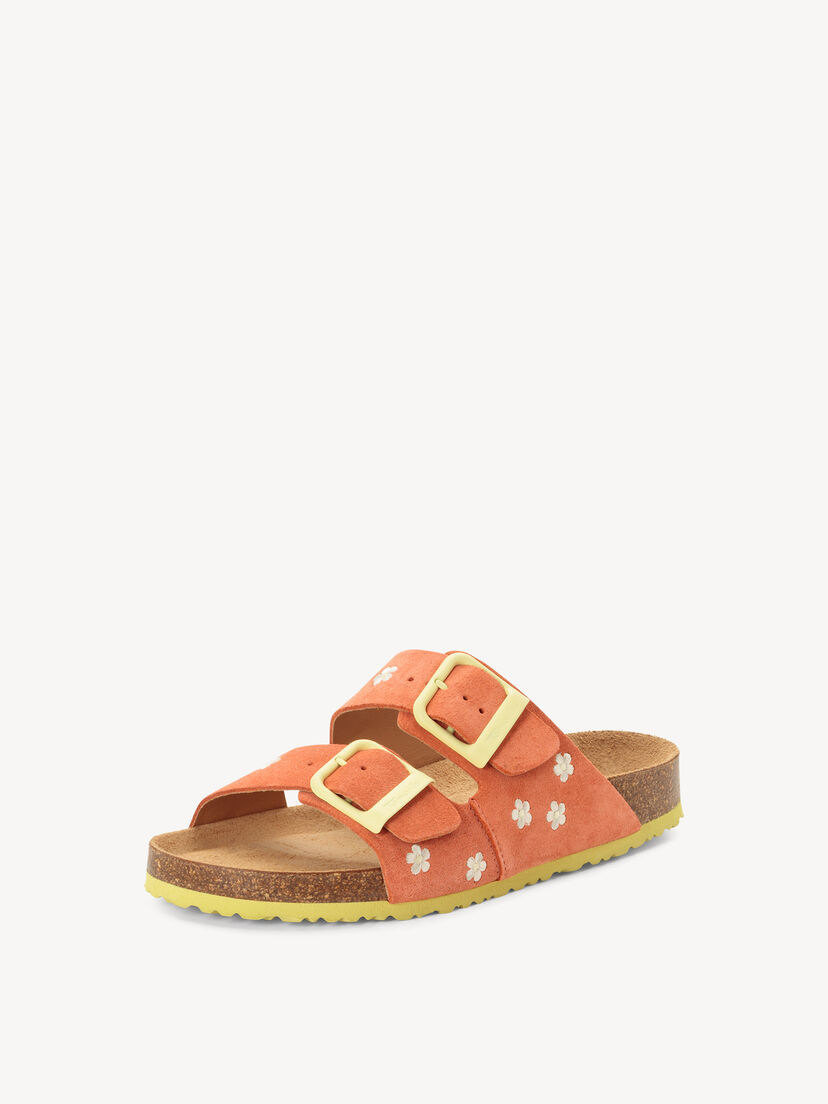 Leren Slipper - rood