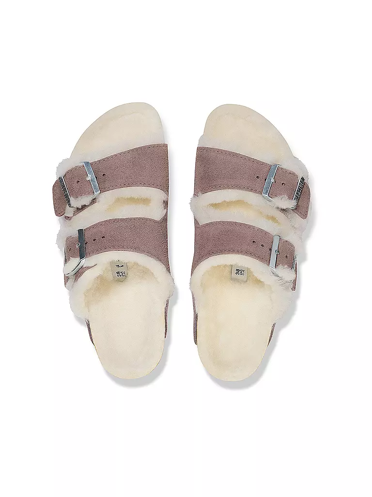BIRKENSTOCK Pantoletten ARIZONA SHEARLING lila