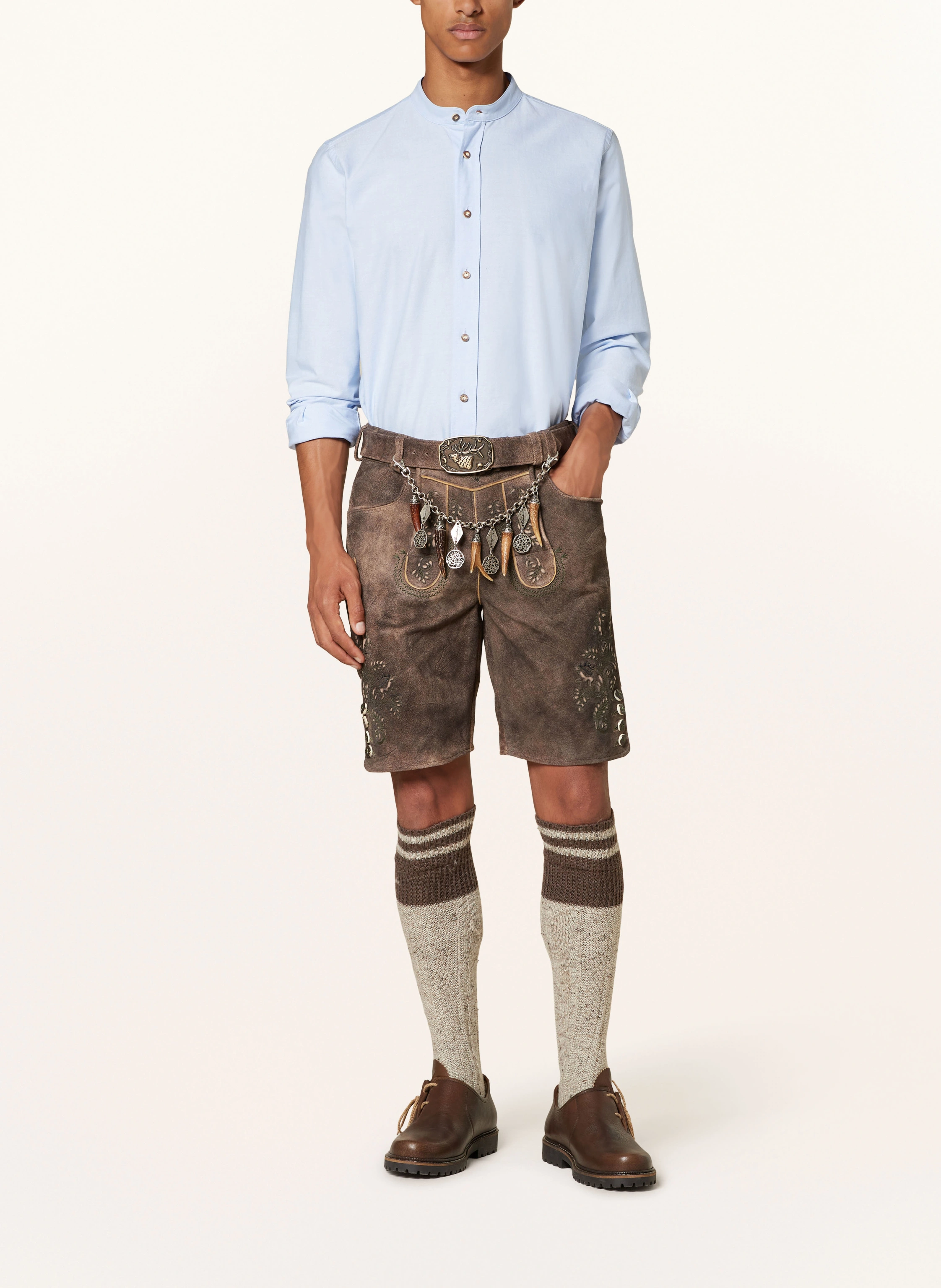 DU4 Trachtenhemd HANSI Slim Fit