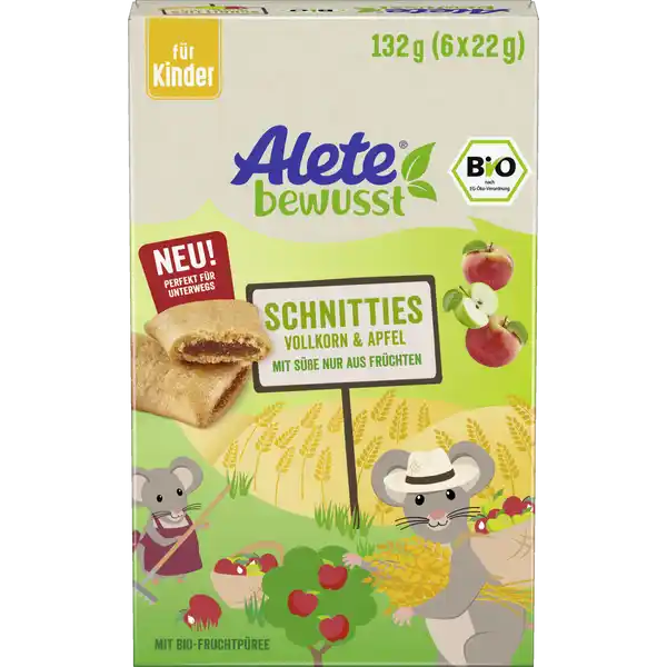 Bio Schnitties Vollkorn & Apfel