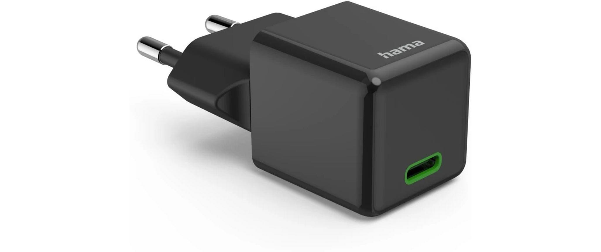 USB-Wandladegerät Mini-charger USB-C 25 W SchwarzSuper-Mini-GaN-Ladegerät USB-C
