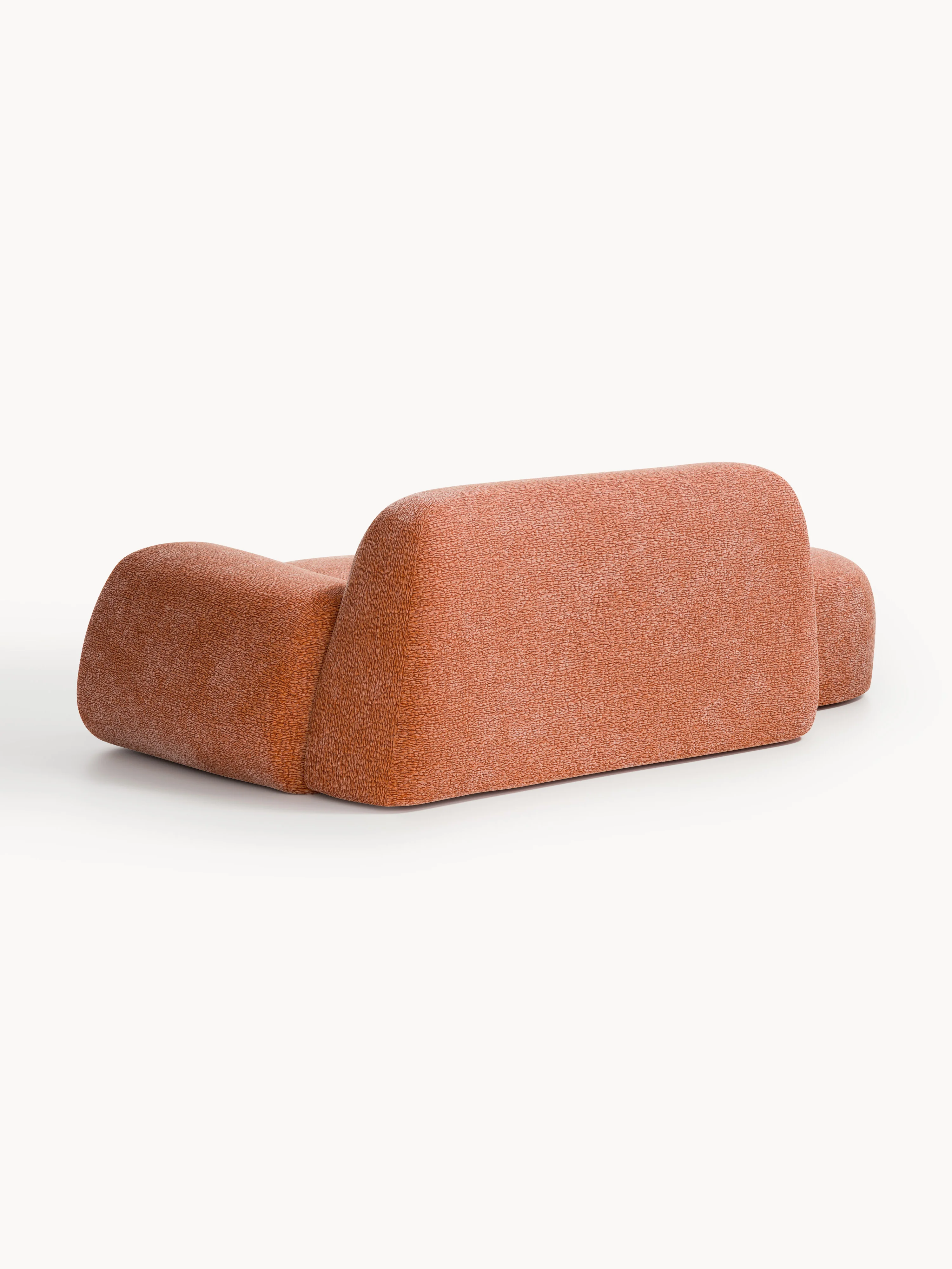 Bank Wolke (2-zits) met chaise longue