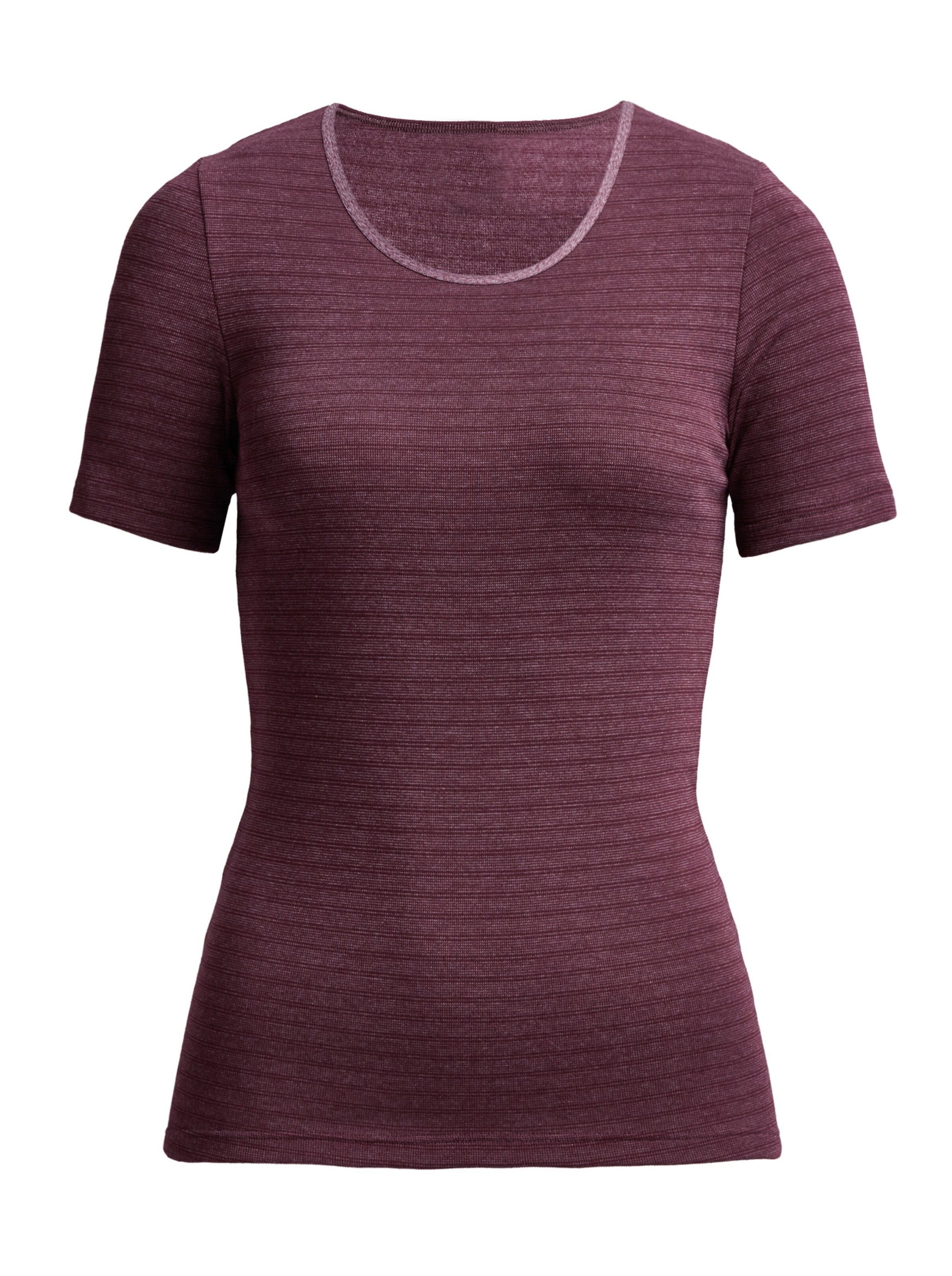 conta Shirt in bordeaux-geringelt