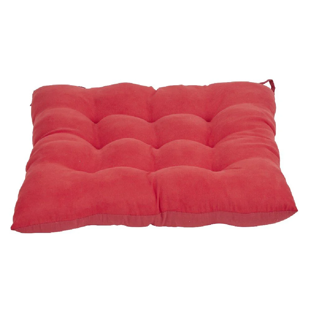 Dessus de chaise matelassé rouge