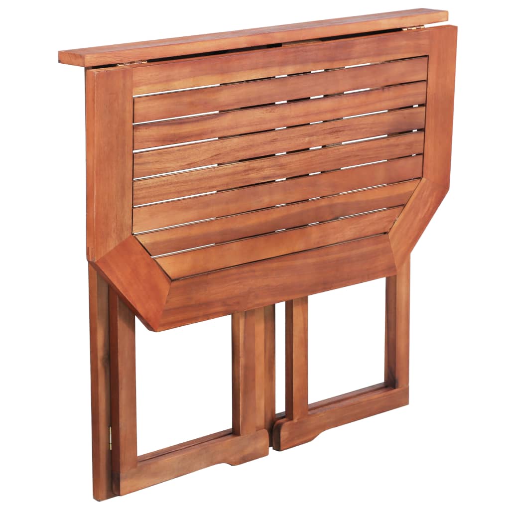 Mobilier de bistro 2 pièces bois d'acacia massif