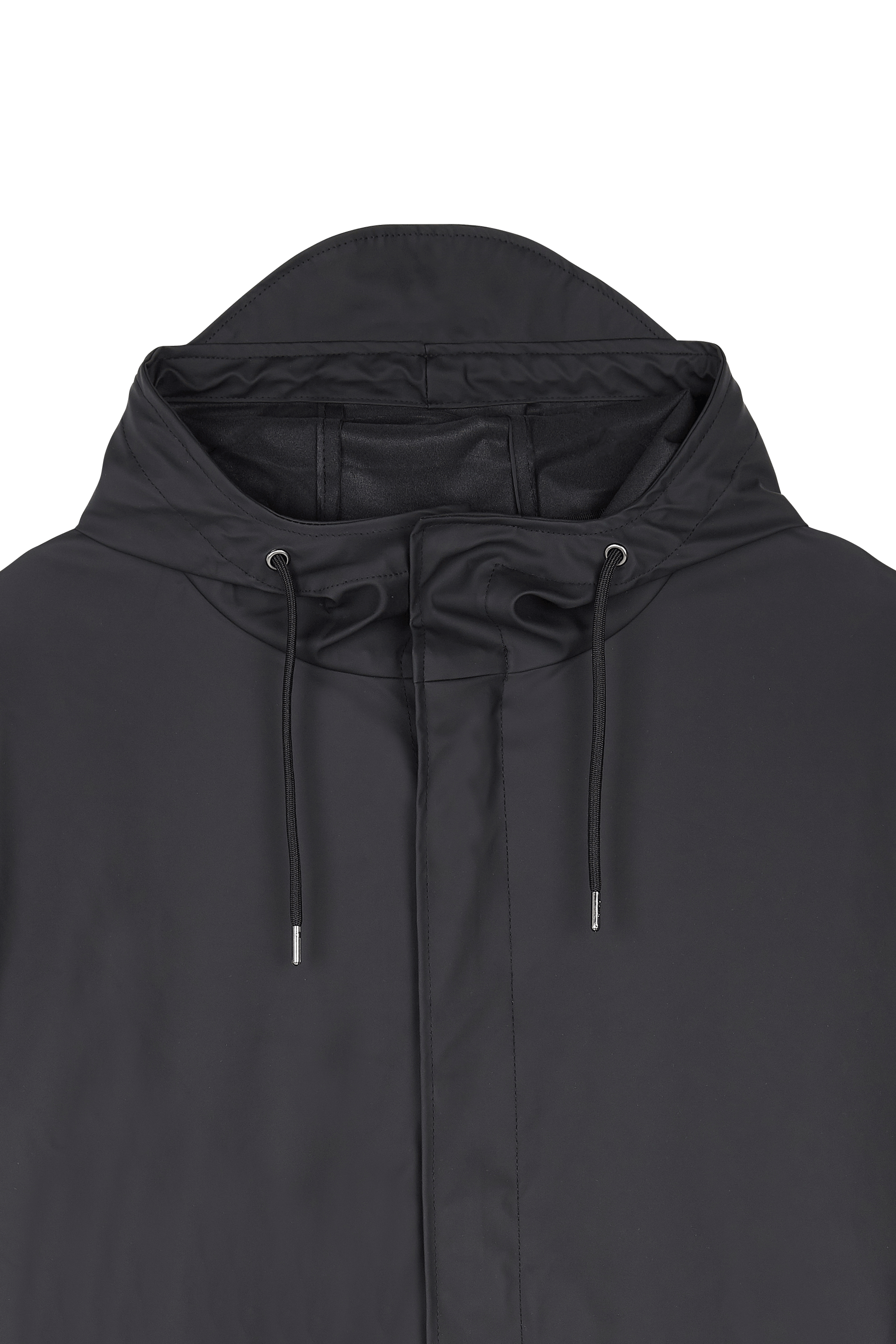 RAINS Imperméable à capuche  Fishtail Parka W3 Noir