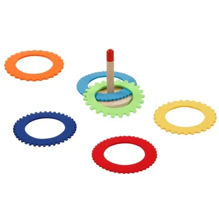 goki Ringwurfspiel mit 6 Filzringen