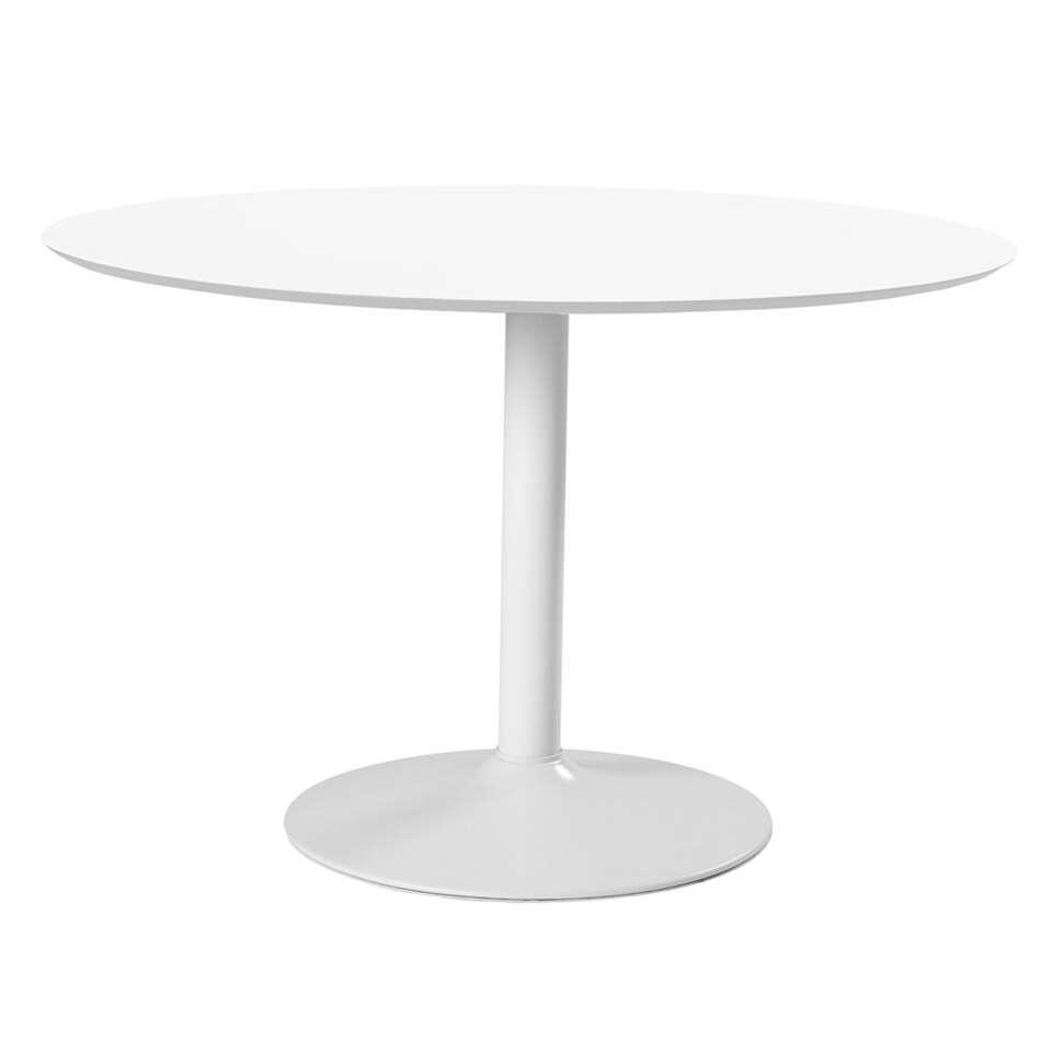 Eetkamertafel Muberg - wit - 74x110x110 cm