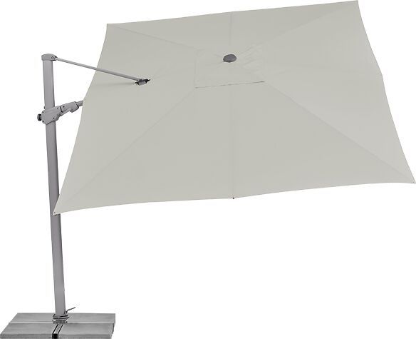 Suncomfort by Glatz VARIOFLEX Sonnenschirm - Hellgrau / B: 330.0 cm x T: 270.0 cm x H: 254.0 cm