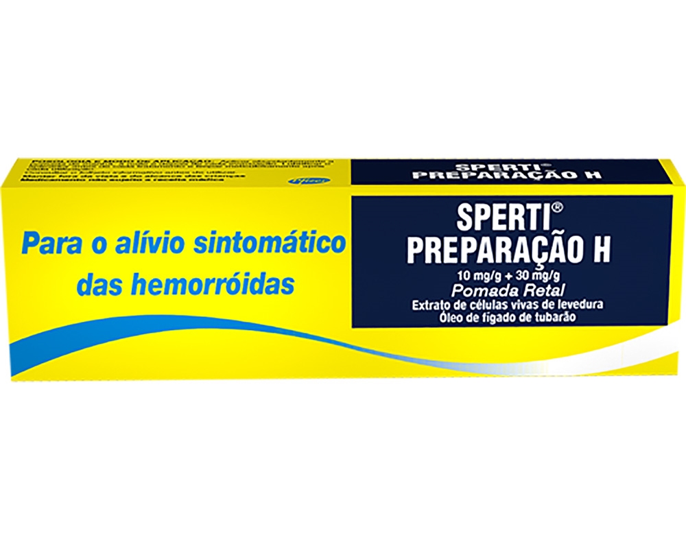POMADA SPERTI RETAL PREPARAÇÃO H 10MG/G 30MG/G 25G