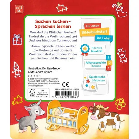 Ravensburger Mein erstes Sachen suchen: Frohe Weihnachten