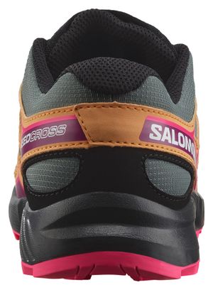 Chaussures Enfant Salomon Speedcross Junior Gris/Orange/Rose