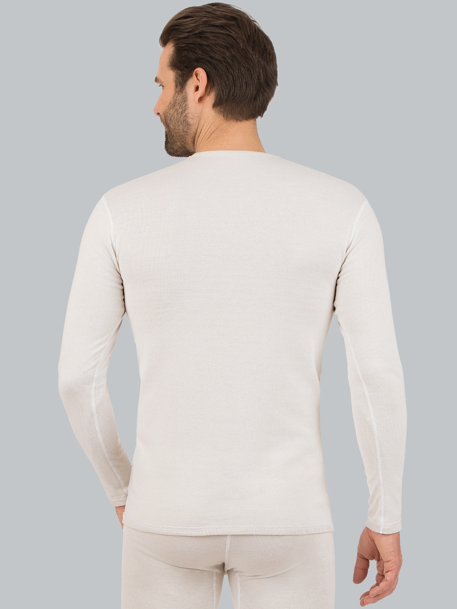 Langarm Funktionsshirt Weiss