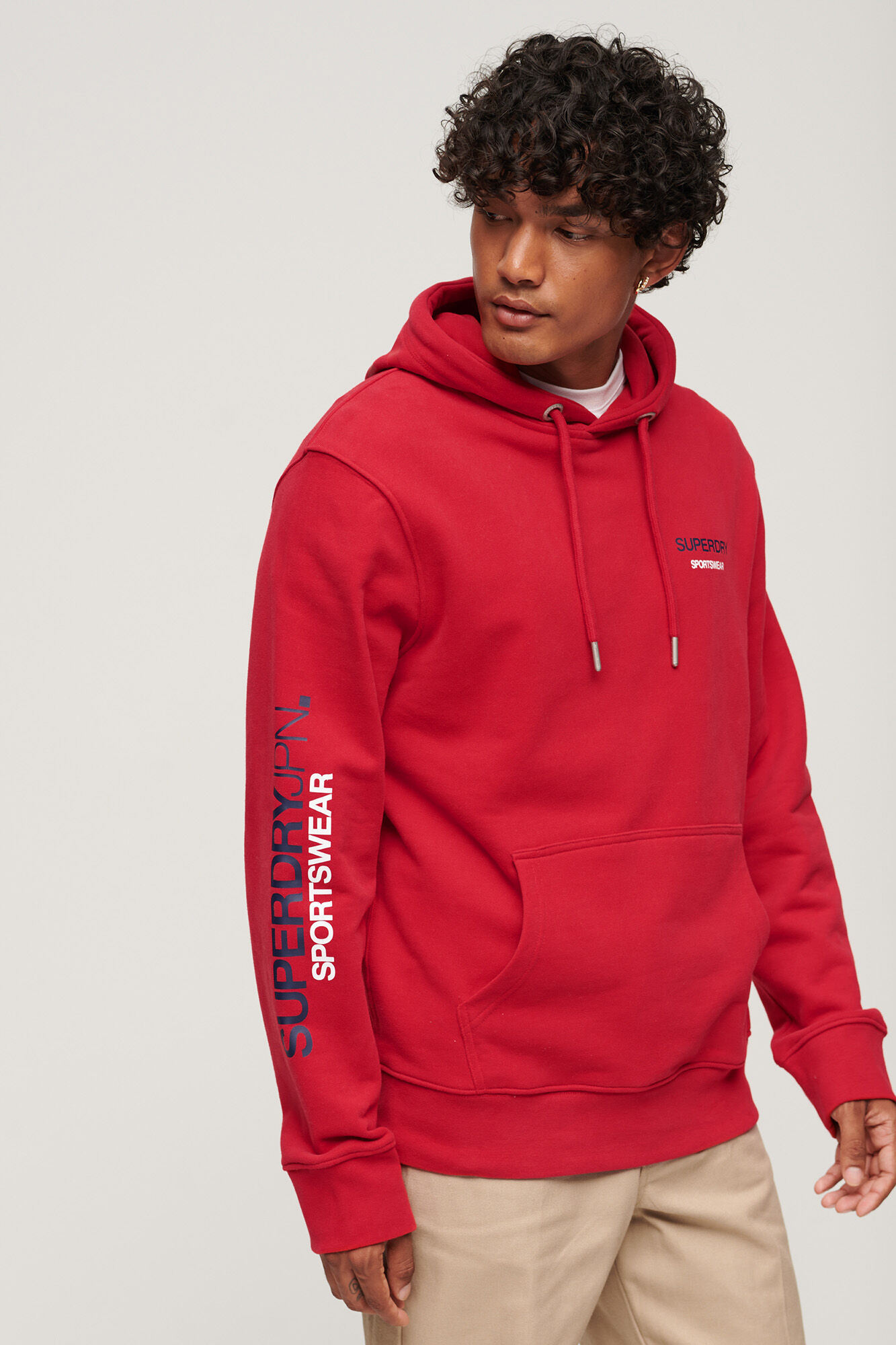 Moletom folgado com capuz e logotipo Sportswear.