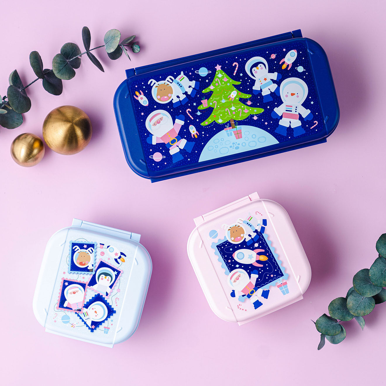Tupperware 3 Petites boites de conservation Signature multicolores