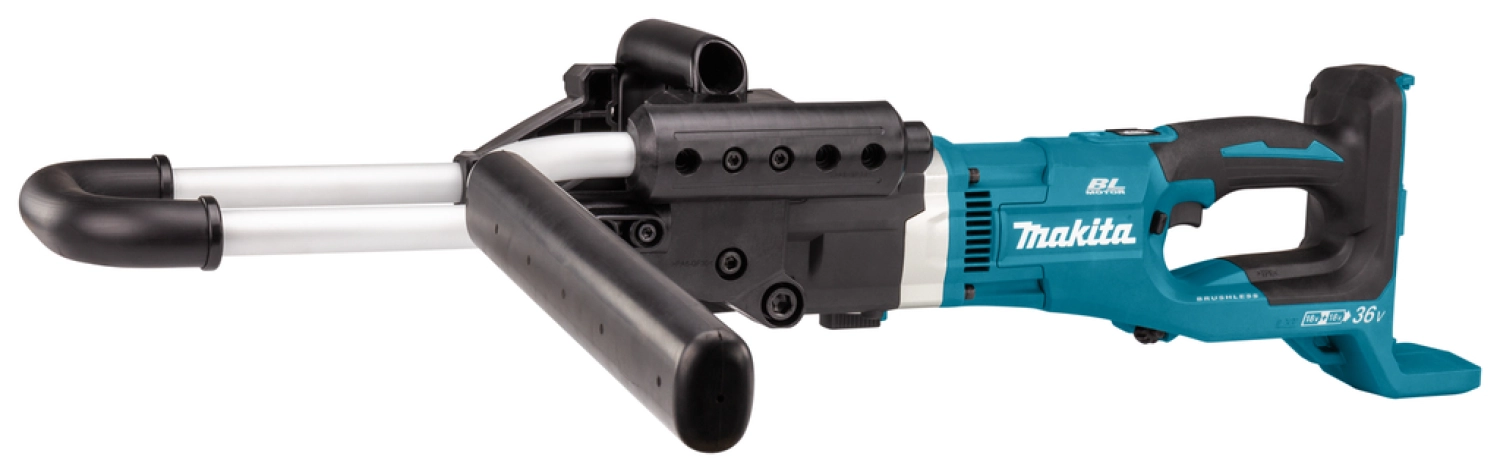 Makita DDG460T2X7 2x18V Li-Ion accu grondboor set (2x 5,0Ah) incl. adapters - 150mm - koolborstelloos