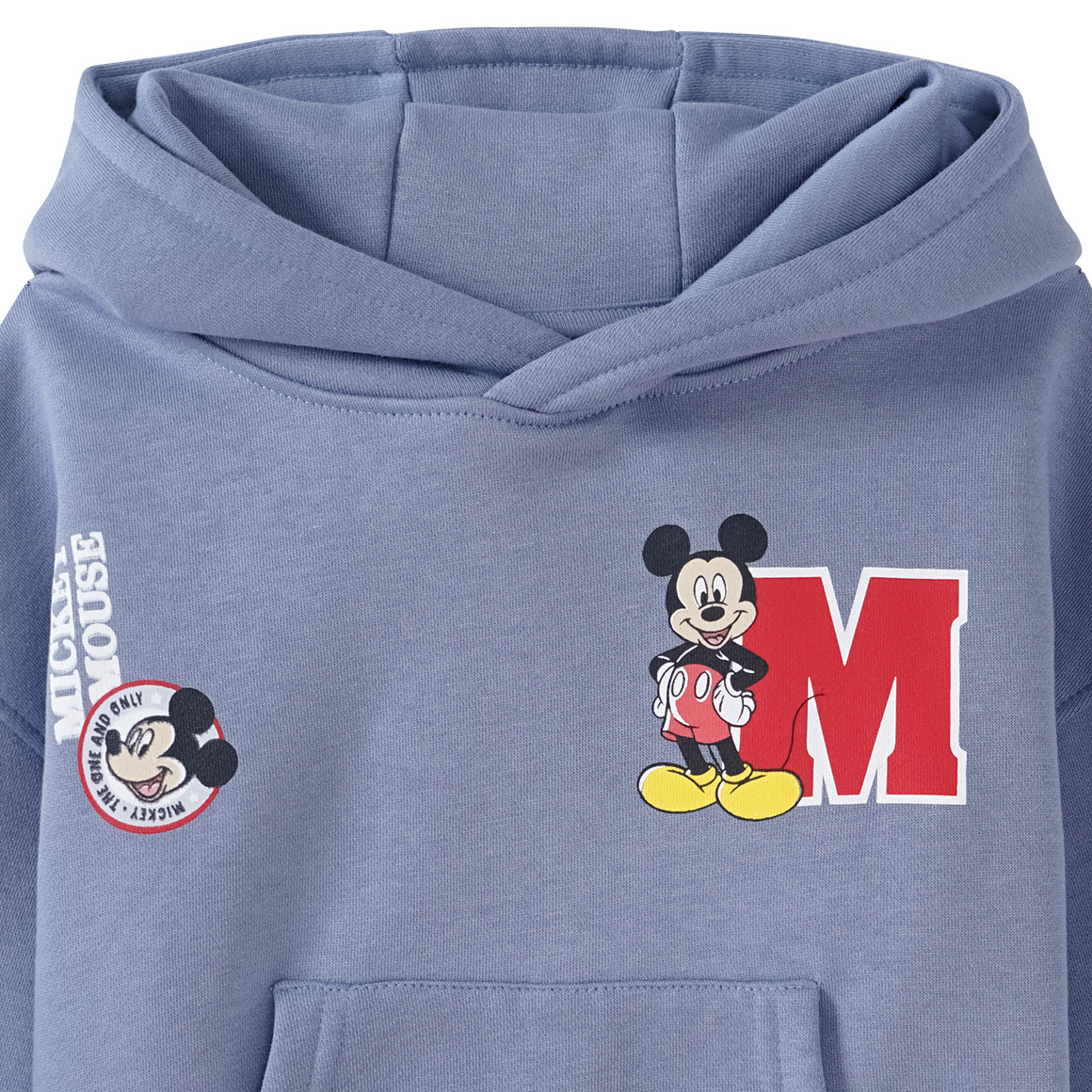 Topolino Micky Maus Hoodie mit Backprint hellblau