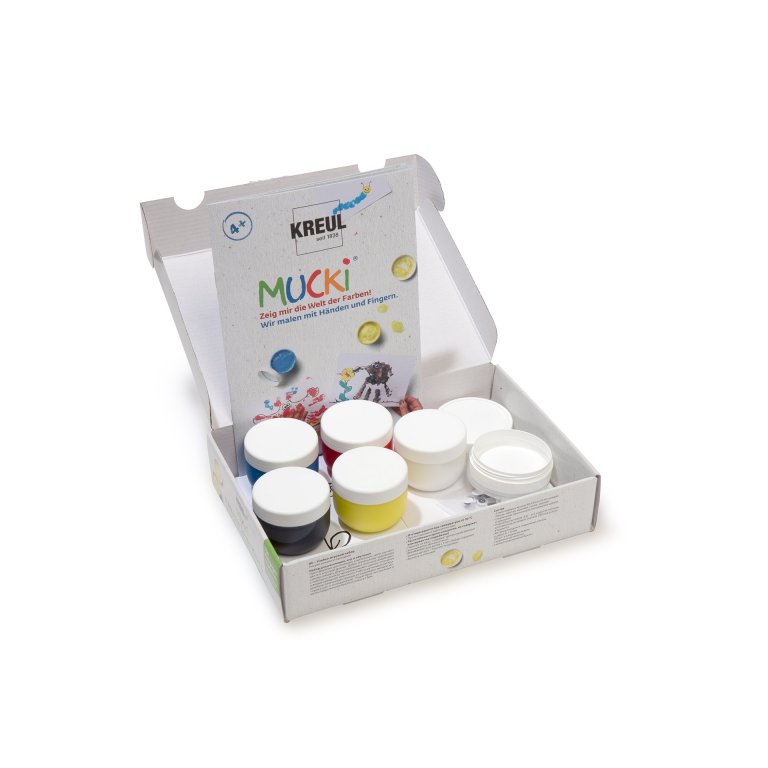 Fingerfarben Set, Mucki
