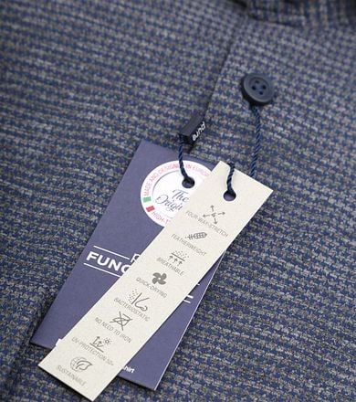 Pure The Functional Shirt Patroon Antraciet 4040-21750-130 kopen
