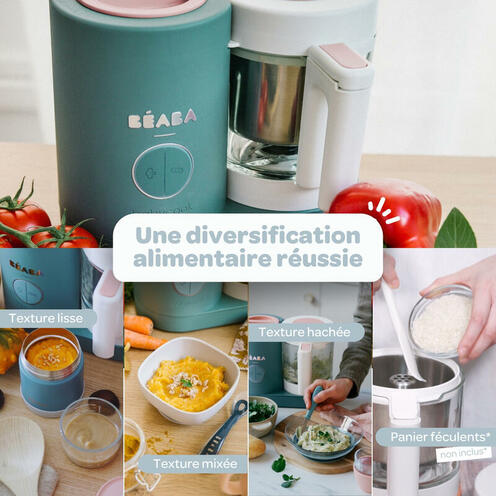 Babycook Néo Robot Cuiseur Bébé 6 en 1 Eucalyptus - BEABA