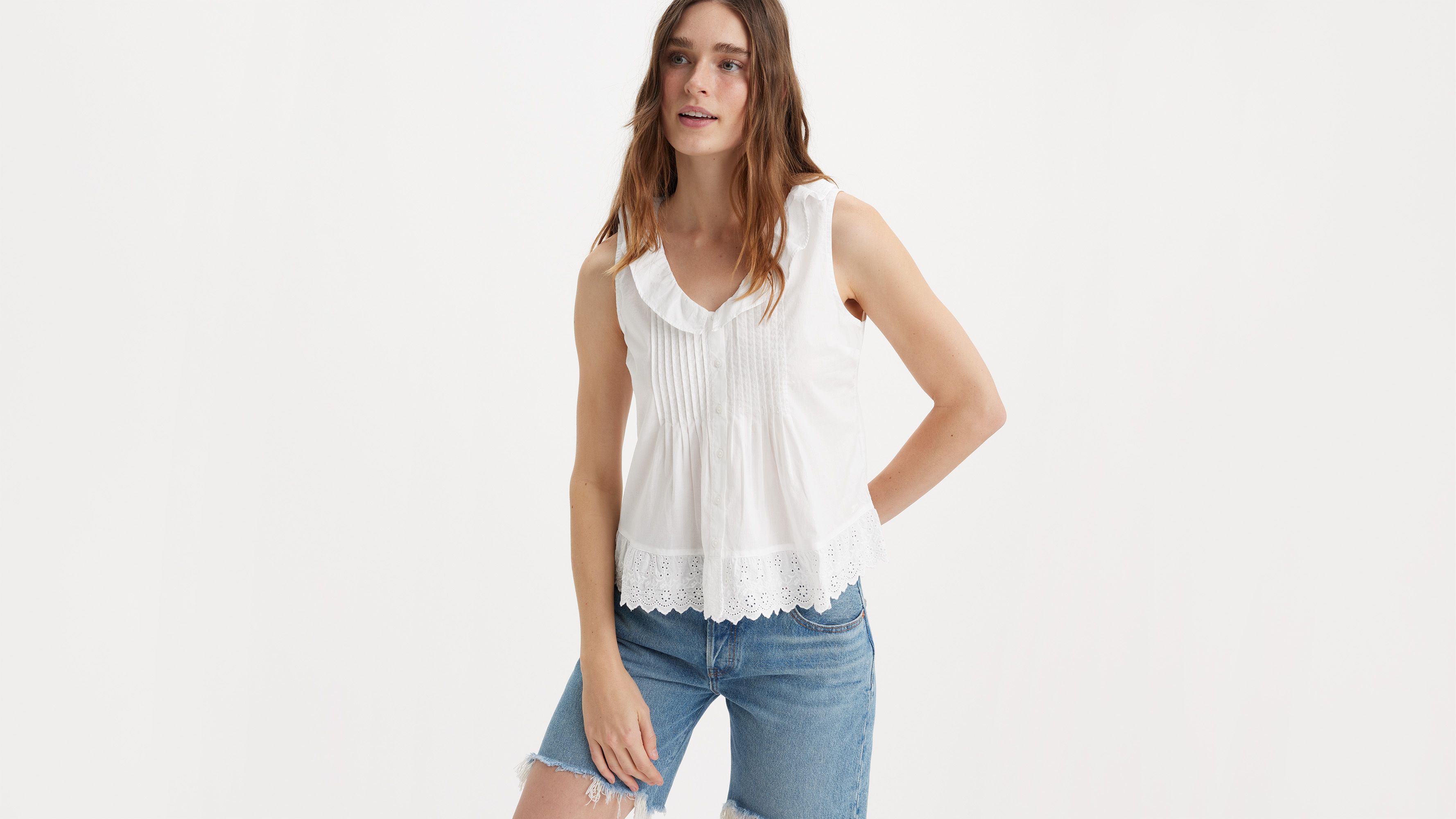 Blouse Fauna - Bright White - Blanc