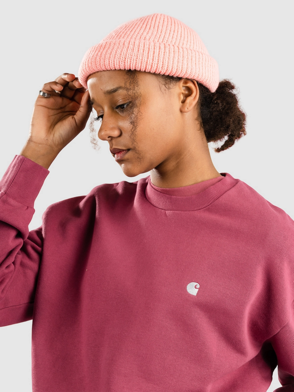 Carhartt WIP Casey Sweater punch/silver