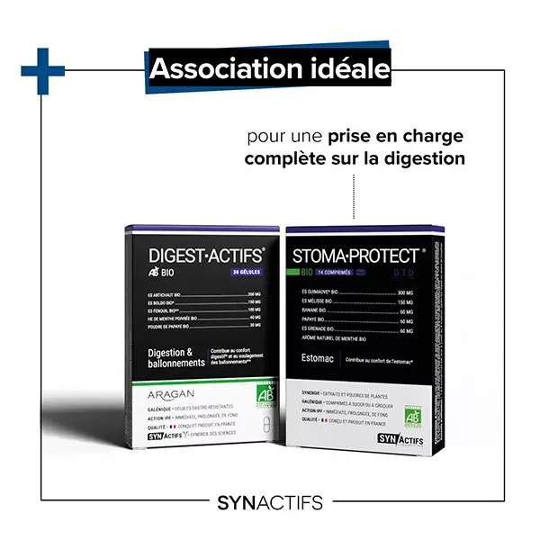 Aragan - Synactifs - Digestactifs® BIO - Digestão - Extratos de Funcho - 30 cápsulas