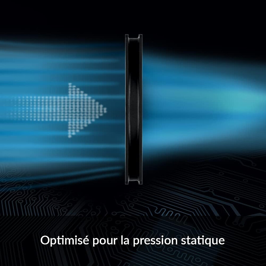 Arctic P12 Slim PWM PST - Noir