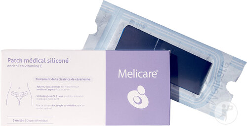 Melicare Patch Médical Siliconé 3 Patchs