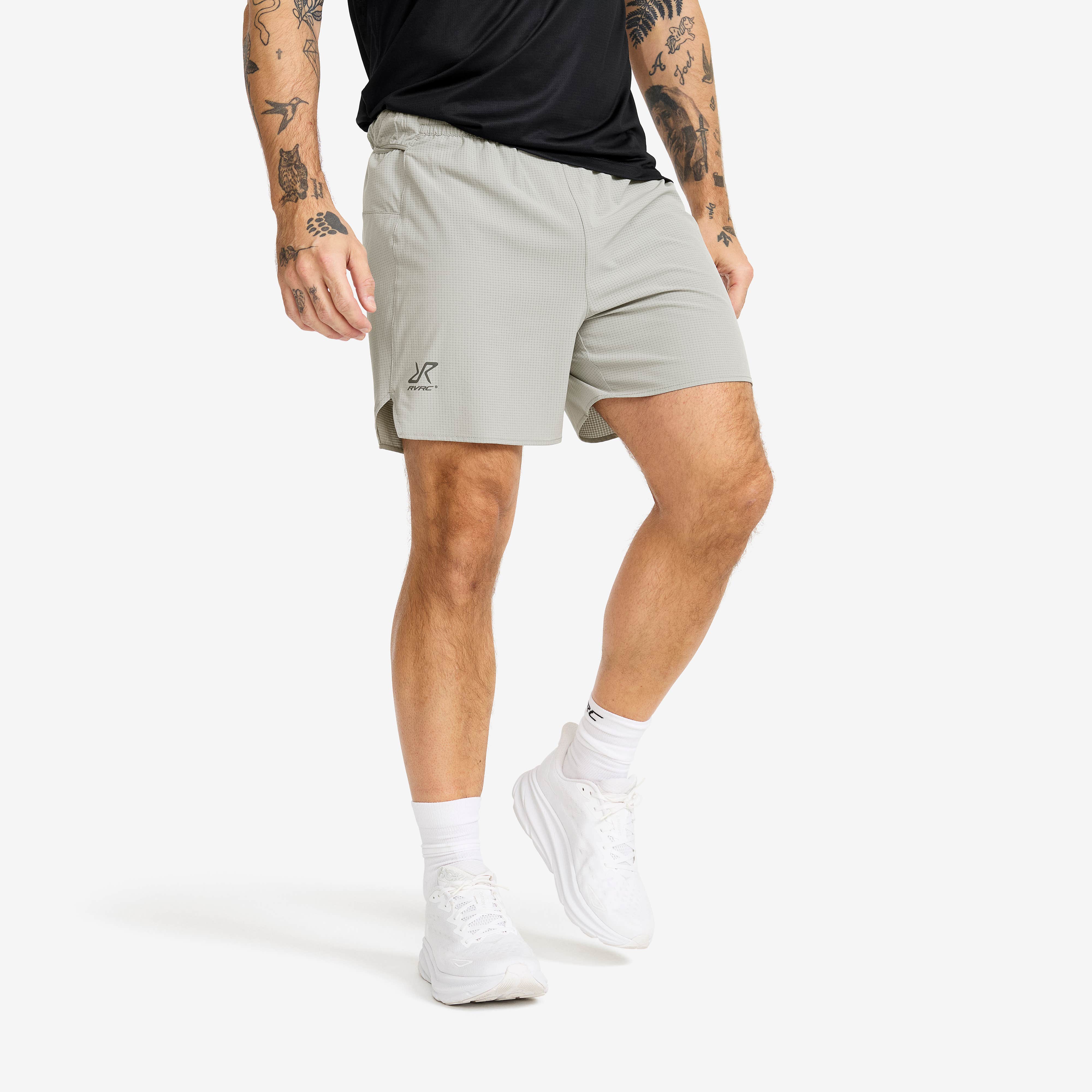 Rush Pro Shorts Herre Limestone Grey