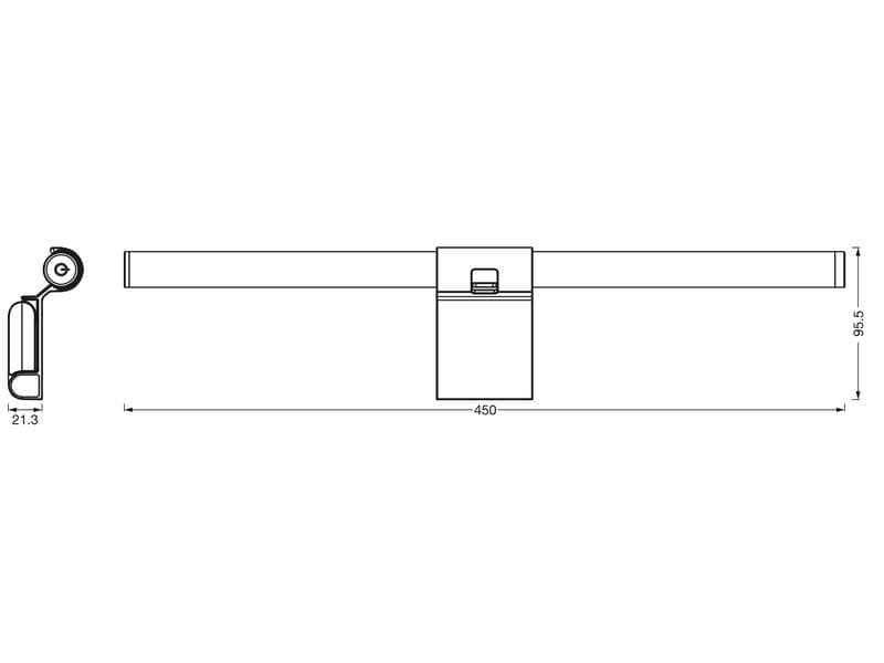 Ledvance Klemmleuchte Sun@Home LED Monitor, 2.5 W, CRI95 Smarte Monitor-Klemmlampe mit WiFi- Technologie