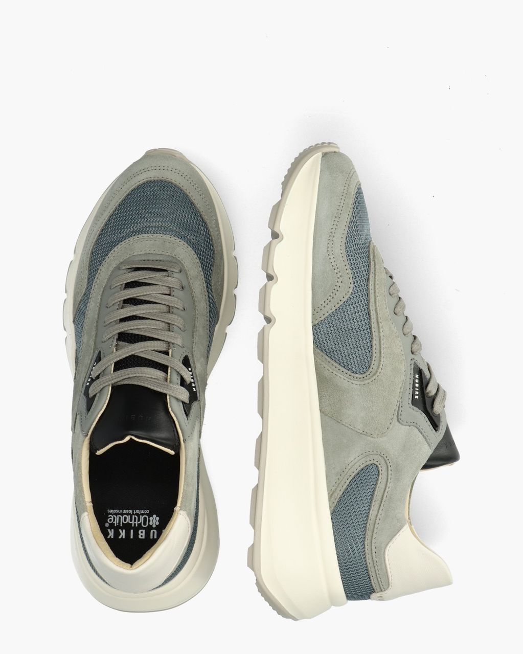 Nubikk  Luca Noa Grijs/Multi Herensneakers