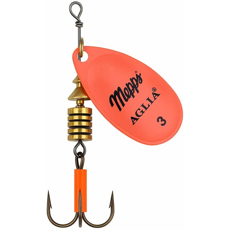 Cuiller Tournante Mepps Aglia Fluo Rouge